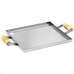 Chapa a Álcool Fogareiro Churrasqueira Bistequeiras de Inox - 5