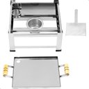 Ver imagem 4 de Chapa a Álcool Fogareiro Churrasqueira Bistequeiras de Inox