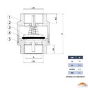 Ver imagem 3 de Válvula De Retenção Vertical/horizontal 3 Metal Ivm Italy