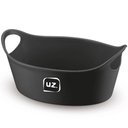 Ver imagem 1 de Kit 12 Cestos para Batata Frita Servir Porções Preto 28x12cm Restaurante Bar Lancheria Plus m Uz