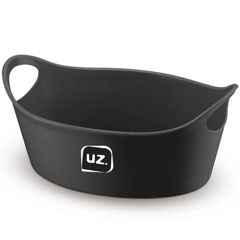 Kit 12 Cestos para Batata Frita Servir Porções Preto 28x12cm Restaurante Bar Lancheria Plus m Uz