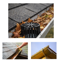 Ver imagem 4 de Abacaxi Hemisférico Ralo Anti Folhas 150mm Plástico Calha