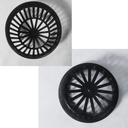 Ver imagem 2 de Abacaxi Hemisférico Ralo Anti Folhas 150mm Plástico Calha