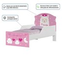 Ver imagem 4 de Cama Infantil Mini Cama Menina Lhama MDF Rosa Casah