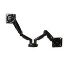 Ver imagem 1 de Suporte Articulado para 2 Monitores Preto