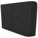 Ver imagem 6 de Cabeceira Cama Box Queen 160cm Nilo P05 Couríssimo Preto Bouclê Cru - Lyam Decor