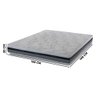 Colchão de Mola Queen Size 198 X 158 X 20 Cm Cinza Preto Elantra Jm Móveis - 4