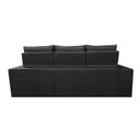 Ver imagem 6 de Sofá 3 Lugares Retrátil e Reclinável Cama inBox Senses 2,00m Velusoft Preto