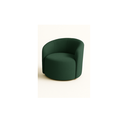 Ver imagem 3 de Conjunto 01 Poltrona + Sofá Curvo Orgânico Nature Gaia Suede Verde - Montanaris Decor
