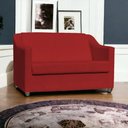 Ver imagem 2 de Namoradeira Decorativa para Sala Recepção Manicure Consultório Escritório Mila Suede