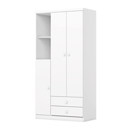 Quarto de Bebê com Guarda-Roupa 3 Portas Cômoda e Berço Faz de Conta Espresso Móveis - 13