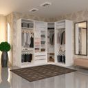 Ver imagem 1 de Guarda Roupas Closet 3 Módulos Com 3 Gavetas 5 Cabideiros