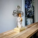 Ver imagem 2 de Lembrança Primeira Eucarístia Comunhão Menino Resina 7 Cm Fornecedor 8 8658 - Menino