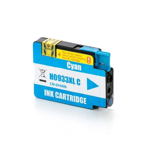 Cartucho de Tinta Ciano Compatível 933xl 933 Cn054 para Hp Officejet 7610 Officejet 7110 Officejet 7