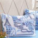 Ver imagem 5 de Jogo de Cama Casal Dreams Malha 100% Algodão 138x188x30cm Azul