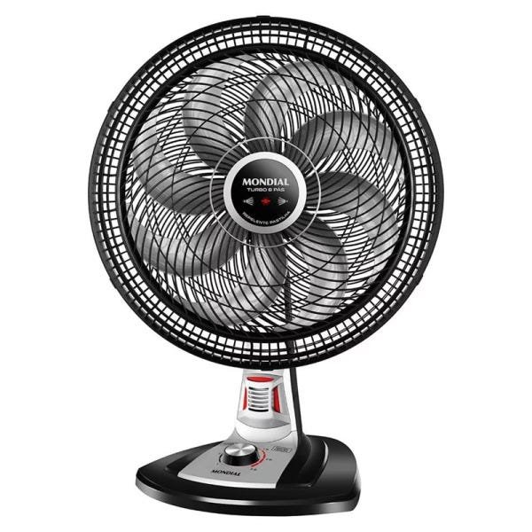 Ventilador de Mesa Mondial 8 Pás 40cm Vtx-40-8P-Rp Preto - 220V