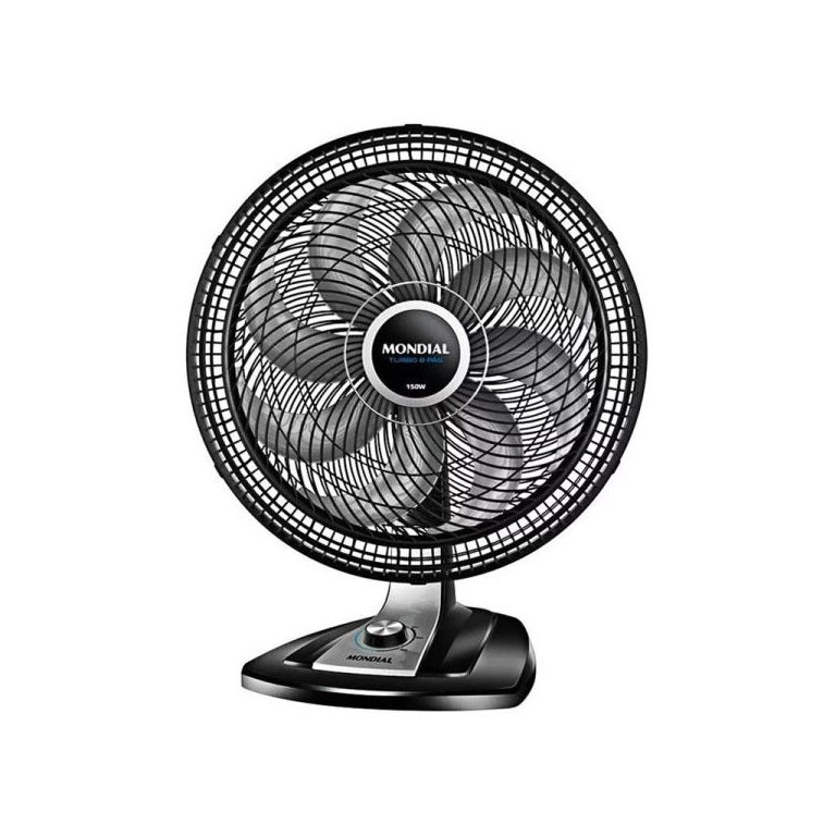 Ventilador Mondial Turbo 8 Pás 150w Vtx-50-8p Preto - 220v