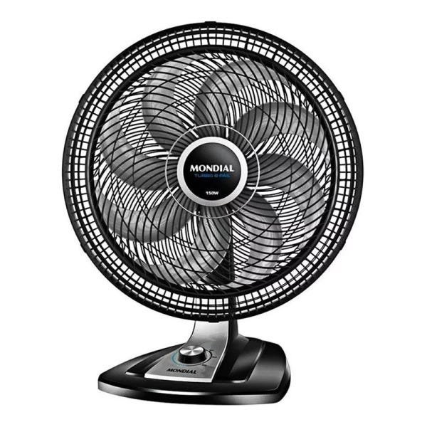 Ventilador Mondial Turbo 8 Pás 150W Vtx-50-8P Preto - 220V