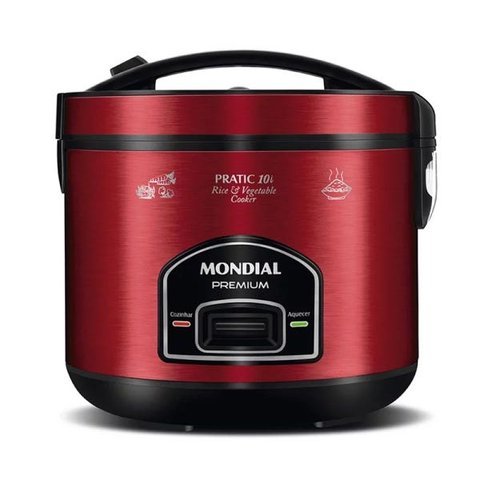 Panela Elétrica Mondial Pratic 10I PE-46-10X Vermelha - 220V