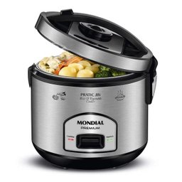 Panela Elétrica Mondial Pratic 10l Pe-42-10x Inox - 220v - 3