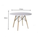 Ver imagem 2 de Mesa Eames Dkr 110 Cm Branco