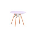 Ver imagem 1 de Mesa Eames Dkr 110 Cm Branco