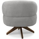 Ver imagem 7 de Poltrona Decorativa Giratória Sala de Estar Living Seven F04 Bouclê Cinza - Lyam Decor