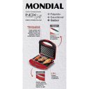 Ver imagem 5 de Sanduicheira Inox Grill Mondial Premium S-19 Vermelho - 220V