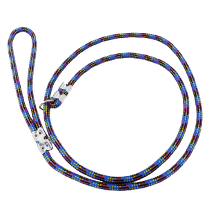 Guia para Cães em Corda Ajustável 10mm X 1m Azul/preto