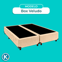 Ver imagem 2 de Cama Box Casal Blindado Nature Perola 138x188