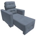 Ver imagem 1 de Poltrona Retratil e Reclinavel Veneza Grafitte