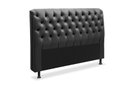 Ver imagem 1 de Cabeceira Paris para Cama Box Solteiro Laminado Preto - Js