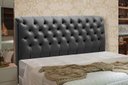 Ver imagem 3 de Cabeceira Paris para Cama Box Solteiro Laminado Preto - Js