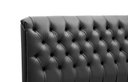 Ver imagem 2 de Cabeceira Paris para Cama Box Solteiro Laminado Preto - Js