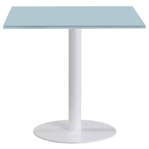 Mesa Pisa Beta Fratini Disco Redondo Branco Tampo Mdp