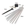 Cascata Solar Chuva Gelo Meteoro SnowFall Natal Enfeite Led Natalino 8 Tubos Bastao Iluminaçao Festa - 9