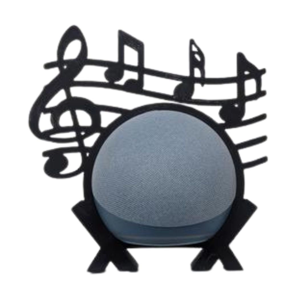 Suporte de Alexa para Echo Dot 4 e Dot 5 "notas Musicais"