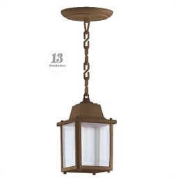 13 Pendente Externo E27 Pergolado Marrom Colonial Teto Varanda Alz15 - 1