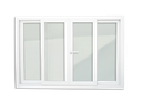 Ver imagem 1 de Janela PVC 4F.100 x 240 V.Liso c/Cremona Brimak
