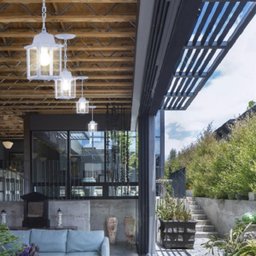 19 Pendente Colonial Vintage Branco Varanda Sacada Externo Alz16 - 2