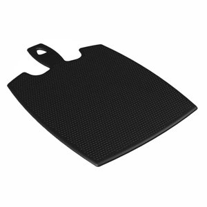 Tábua de Corte Alimentos Polipropileno 33 x 22cm Preto Astra TBC