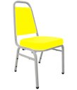 Ver imagem 1 de Cadeira Empilhável para Auditórios Linha Hotel Plus Amarelo
