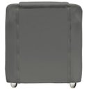 Ver imagem 6 de Kit 6 Poltronas Decorativa para Sala Recepção Manicure Cadeira Reforçada Mila Corino Pés Cromado