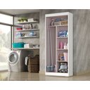 Ver imagem 2 de Armário Multiuso para Lavanderia 2 Portas Sheila - Quarta Divisão:branco sem Pés