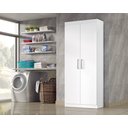 Ver imagem 1 de Armário Multiuso para Lavanderia 2 Portas Sheila - Quarta Divisão:branco sem Pés