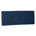 Ver imagem 3 de Cabeceira Painel Queen 160 Cm Poliana Suede Azul Marinho - MV Estofados Shop