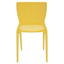 Ver imagem 3 de Cadeira Safira em Polipropileno e Fibra de Vidro Amarela Tramontina