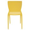 Cadeira Safira em Polipropileno e Fibra de Vidro Amarela Tramontina - 3