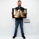 Ver imagem 2 de Quadro Decorativo Reino Encantado em Moldura Caixa Tacolado Moldura Caixa Alta 4,5cm Madeira com Vid