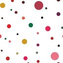 Ver imagem 1 de Papel De Parede Bolinhas Coloridas Fundo Branco